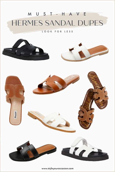 hermes mens sandals replica|hermes dupe sandals primark.